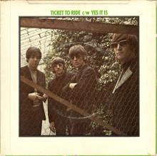 1965 04 09 - 1976 - L -TICKET TO RIDE ⁄ YES IT IS - R 5265 - BS 45 - BOXED SET - SOLID CENTER - pic 2