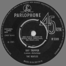 1965 12 03 - 1965 - A - WE CAN WORK IT OUT ⁄ DAY TRIPPER - PARLOPHONE RIM - pic 2