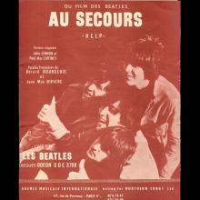 FRANCE 1965 Help ! - Au Secours - Music Sheet 1-2 - pic 1