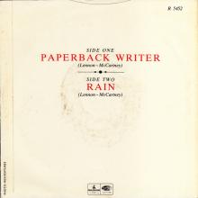 1966 07 10 - 1982 06 10 - N - PAPERBACK WRITER ⁄ RAIN - R 5452 - BSCP 1 - BOXED SET - SOLID CENTER - SOUTHALL PRESSING - pic 5