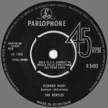 1966 08 05 - 1966 - A - YELLOW SUBMARINE / ELEANOR RIGBY - R 5493 - pic 1