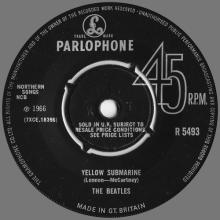 1966 08 05 - 1966 - A - YELLOW SUBMARINE / ELEANOR RIGBY - R 5493 - pic 1