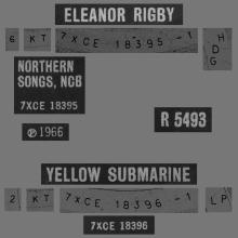 1966 08 05 - 1966 - E - YELLOW SUBMARINE / ELEANOR RIGBY - R 5493 - SOLID CENTER - pic 3