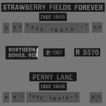 1967 02 17 - 1967 - A -  STRAWBERRY FIELDS FOREVER ⁄ PENNY LANE - PICTURE SLEEVE  - pic 3