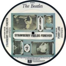 1967 02 17 - 1987 02 17 - P -  STRAWBERRY FIELDS FOREVER ⁄ PENNY LANE - RP 5570 - PICTURE DISC - pic 4