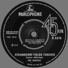 1967 02 17 - 2017 04 22 - T - STRAWBERRY FIELDS FOREVER ⁄ PENNY LANE - R 5570 - RECORD STORE DAY - pic 3