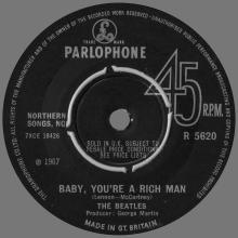 1967 07 07 - 1967 - C - ALL YOU NEED IS LOVE ⁄ BABY, YOU'RE A RICH MAN - R 5620  - pic 1