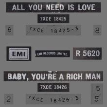 1982 12 07 THE BEATLES SINGLES COLLECTION - BSCP1 - R 5620 - A - ALL YOU NEED IS LOVE / BABY YOU'RE A RICH MAN - pic 4