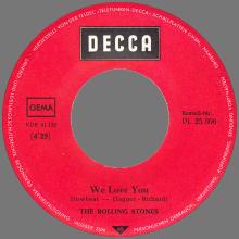 THE ROLLING STONES - WE LOVE YOU - GERMANY - DECCA - DL 25 3062 - XDR 41 128 - pic 3