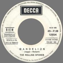 THE ROLLING STONES - WE LOVE YOU - ITALY - 45-F/JB 12654 - XDR - JUKE BOX PROMO 41128 - pic 3