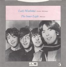 1982 12 07 THE BEATLES SINGLES COLLECTION - BSCP1 - R 5675 - A - LADY MADONNA / THE INNER LIGHT - pic 2