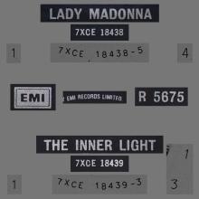 1982 12 07 THE BEATLES SINGLES COLLECTION - BSCP1 - R 5675 - A - LADY MADONNA / THE INNER LIGHT - pic 4