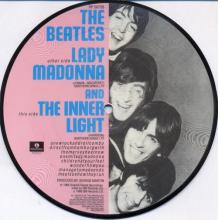 1968 03 15 - 1988 03 15 - P - LADY MADONNA ⁄ THE INNER LIGHT - RP 5675 - PICTURE DISC - pic 4