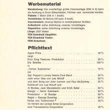 GERMANY 1968 07 17 DIE BEATLES IN YELLOW SUBMARINE - MOVIEPOSTER FILMPOSTER- INSERAT-MATERN - PRESSE UND WERBEINFORMATIONEN - pic 5