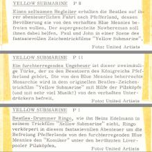 GERMANY 1968 07 17 THE BEATLES YELLOW SUBMARINE - PRESS FOTO - AUSHANGFOTO - 9,20,21,22 - pic 1