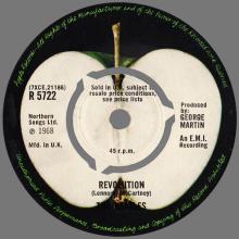1968 08 26 - 1968 - C - HEY JUDE ⁄ REVOLUTION - R 5722 - PHILIPS PRESSING - pic 2