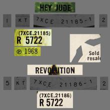 1968 08 26 - 1968 - C - HEY JUDE ⁄ REVOLUTION - R 5722 - PHILIPS PRESSING - pic 3