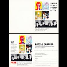 1968 RICHARD AVEDON THE BEATLES POSTERS - DAILY EXPRESS ORDER FORM - pic 1