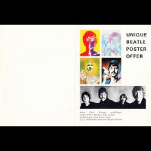 1968 RICHARD AVEDON THE BEATLES POSTERS - DAILY EXPRESS ORDER FORM - pic 2