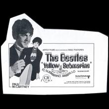 SPAIN 1968 YELLOW SUBMARINE ⁄ EL SUBMARINO AMARILLO - THE BEATLES MOVIEPOSTER FILMPOSTER FLYER - pic 1