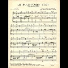 FRANCE 1968 YELLOW SUBMARINE / LE SOUS-MARIN VERT - MUSIC SHEET - 1-2-3 - pic 3