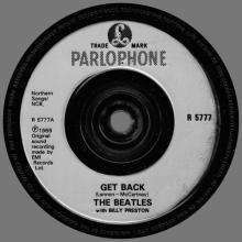 1969 04 11 - 1989 - S - GET BACK ⁄ DON'T LET ME DOWN - SILVER LABEL -1 - pic 1