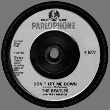 1969 04 11 - 1989 - S - GET BACK ⁄ DON'T LET ME DOWN - SILVER LABEL -1 - pic 2