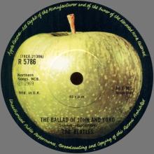 1969 05 30 - 1976 - L - THE BALLAD OF JOHN AND YOKO - OLD BROWN SHOE - R 5786 - BS 45 - BOXED SET - SOLID CENTER - pic 3