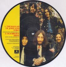 1969 05 30 - 1989 05 30 - P - THE BALLAD OF JOHN AND YOKO - OLD BROWN SHOE - RP 5786 - PICTURE DISC - pic 1