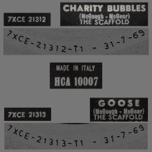 1969 06 27 - THE SCAFFOLD - CHARITY BUBBLES ⁄ GOOSE - ITALY - HCA 10007 - pic 1