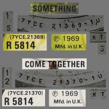 1969 10 31 - 1982 - N - SOMETHING ⁄ COME TOGETHER - R 5814 - BSCP 1 - BOXED SET - SOLID CENTER - SOUTHALL PRESSING - BARCODED - pic 4