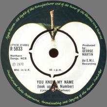 1970 03 06 - 1976 - K - LET IT BE ⁄ YOU KNOW MY NAME (LOOK UP THE NUMBER) - R 5833 - BS 45 - BOXED SET - pic 4