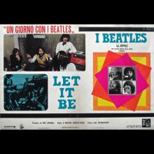 ITALY 1970 LET IT BE - 47cm-68cm - BEATLES FILMPOSTER MOVIEPOSTER FOTOBUSTA - A -1-2-3-4 - pic 1
