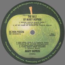 1972 03 31 MARY HOPKIN - THE BEST OF MARY HOPKIN - APPLE - 5C 054-93536 -HOLLAND - pic 5