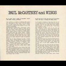 1973 04 24 - 1973 05 09 a Red Rose Speedway  - Paul McCartney And Wings - Italian Press Kit - pic 5