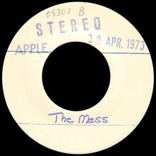 1973 04 26 - WINGS - MY LOVE ⁄ THE MESS - ITALY 7" TEST PRESSING  - pic 1