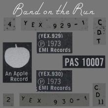 1973 12 07 PAUL McCARTNEY AND WINGS - BAND ON THE RUN - 1A - PAS 10007 - 0C 064 o 05503 - UK - pic 1