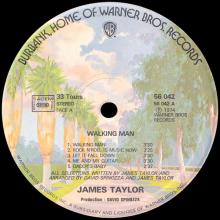 1974 06 28  JAMES TAYLOR - WALKING MAN - WEA - 56042 - FRANCE - pic 5