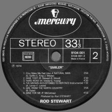 1974 09 27 ROD STEWART - SMILER - MINE FOR ME - MERCURY - Y STEREO 9104 001 - FRANCE - pic 6