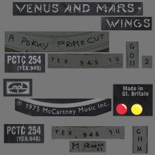 1975 05 30 PAUL McCARTNEY - WINGS - VENUS AND MARS - PCTC 254 - 0C 066 96623Y - SIGNED COPY - UK - pic 1