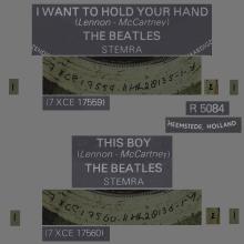 1976 03 06 HOL ⁄ HOL The Beatles The Singles Collection 1962-1970 - R 5084 - I Want To Hold Your Hand ⁄ This Boy - BS 45 - pic 2