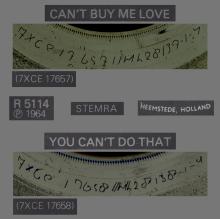 1976 03 06 HOL ⁄ HOL The Beatles The Singles Collection 1962-1970 - R 5114 - Can't Buy Me Love ⁄ You Can't Do That - BS 45 - pic 2