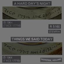 1976 03 06 HOL ⁄ HOL The Beatles The Singles Collection 1962-1970 - R 5160 - A Hard Day's Night ⁄ Things We Said Today - BS 45 - pic 2