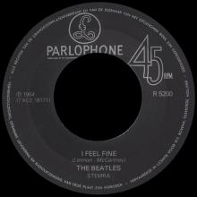 1976 03 06 HOL ⁄ HOL The Beatles The Singles Collection 1962-1970 - R 5200 - I Feel Fine ⁄ She's A Woman - BS 45 - pic 3