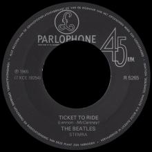 1976 03 06 HOL ⁄ HOL The Beatles The Singles Collection 1962-1970 - R 5265 - Ticket To Ride ⁄ Yes It Is - BS 45 - pic 3