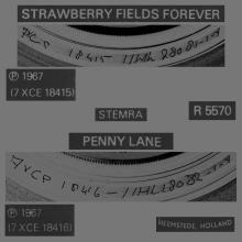 1976 03 06 HOL ⁄ HOL The Beatles The Singles Collection 1962-1970 - R 5570 - Strawberry Fields Forever ⁄ Penny Lane - BS 45 - pic 2