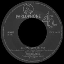 1976 03 06 HOL ⁄ HOL The Beatles The Singles Collection 1962-1970 - R 5620 - All You Need Is Love ⁄ Baby,You're A Rich Man-BS 45 - pic 3