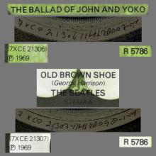 1976 03 06 HOL ⁄ HOL The Beatles The Singles Collection 1962-1970 - R 5786 - The Ballad Of John And Yoko ⁄ Old Brown Shoe - BS 4 - pic 2