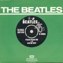 1976 03 06 HOL ⁄ UK The Beatles The Singles Collection 1962-1970 - R 4983 - Please Please Me ⁄ Ask Me Why - BS 45 - pic 1