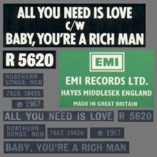 1976 03 06 HOL ⁄ UK The Beatles The Singles Collection 1962-1970 - R 5620 - All You Need Is Love ⁄ Baby, You're A Rich Man - BS  - pic 3